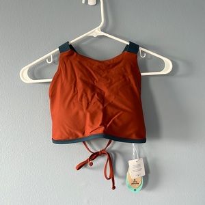 Prana Valdara Swim Top in Deep Liqueur